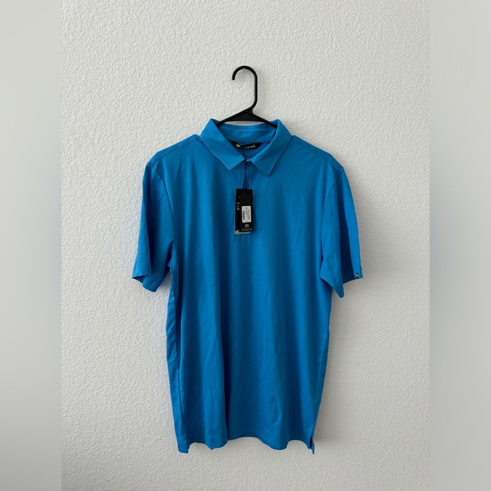 Travis Mathew Oceanside Solid Polo, Classic Blue size L